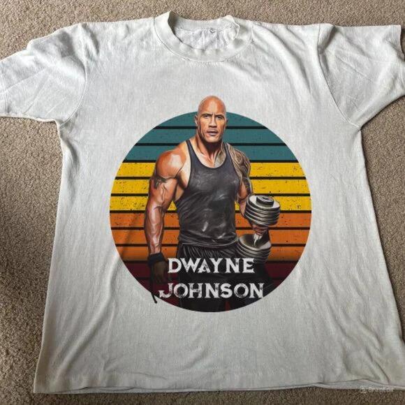 Michelle
L Other - Dwayne Johnson The Rock Retro Wrestling Fan Graphic Unisex T-Shirt